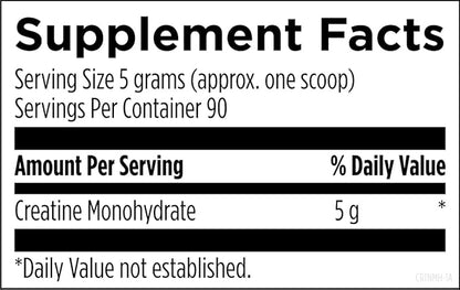 Designs for Health Creatine Monohydrate Powder - Unflavored Micronized Creatine Powder for Women &