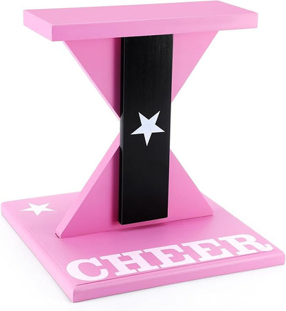 Chunful Cheerleading Balance Trainer 12.2 x 13.19 Inch Wood Wooden Cheer Stunt Training Stand