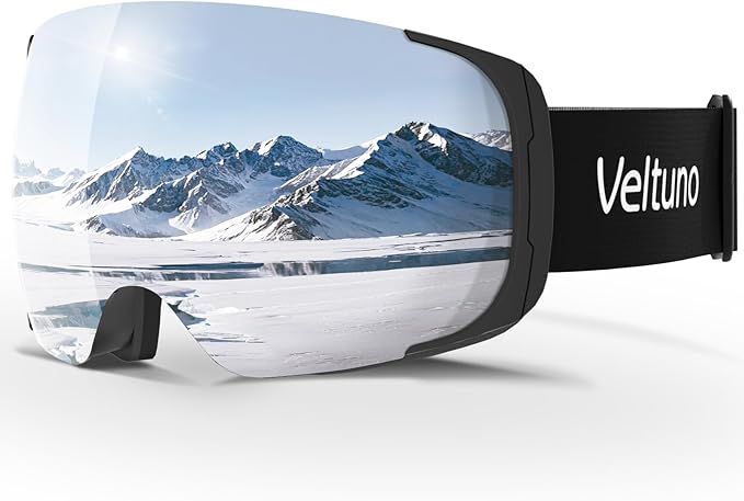 Ski Goggles for Men Women Adult & Youth, OTG Snowboard Goggles Anti Fog, Snow Goggles UV Protection
