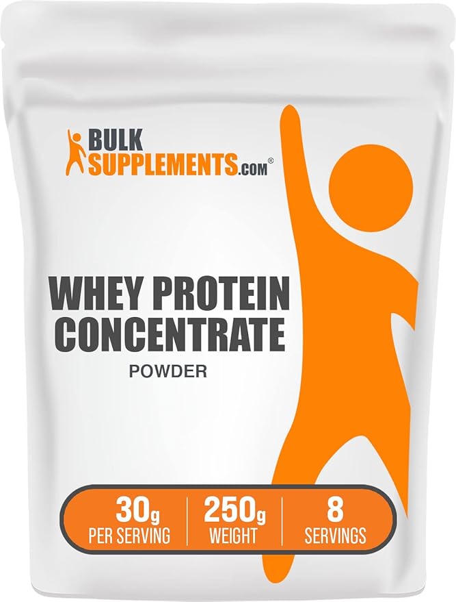 BulkSupplements.com Whey Protein Concentrate Powder - Whey Protein Powder Supplement, Unsweetened