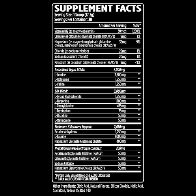 Aminogex Ultra | BCAA Powder | Amino Acids + Betaine and Glutamine | Amino Acid Post Workout