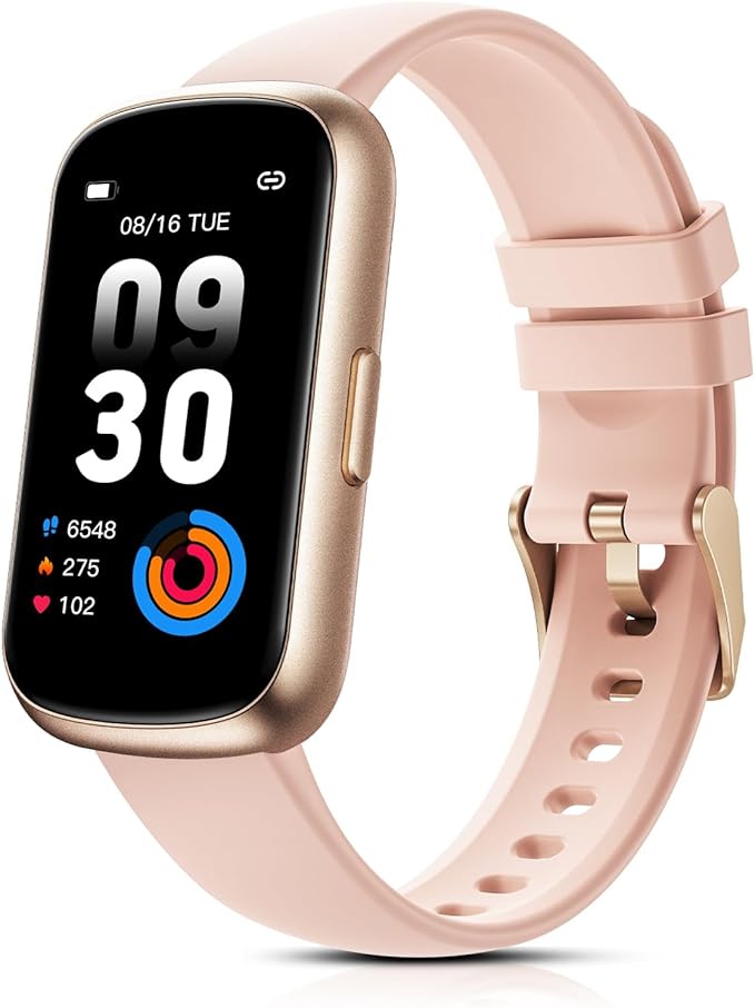 Fitness Tracker for Women Men, Smart Watch Band with 24/7 Heart Rate Blood Oxygen Sleep Monitor
