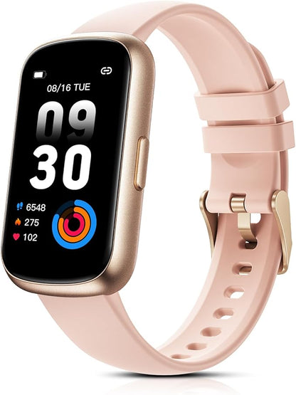 Fitness Tracker for Women Men, Smart Watch Band with 24/7 Heart Rate Blood Oxygen Sleep Monitor