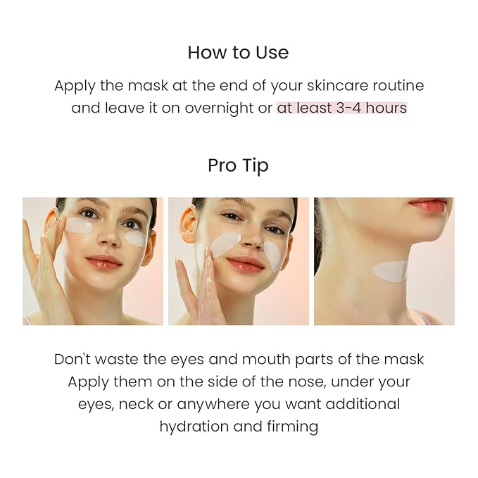 BIODANCE Bio-Collagen Real Deep Mask, Hydrating Overnight Hydrogel Mask, Pore Minimizing, Plumping