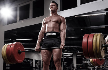 Powerlifting Lever Belt - 9mm IPF Thick Leather Weight Lifting Belt - Ideal for Gym, Training
