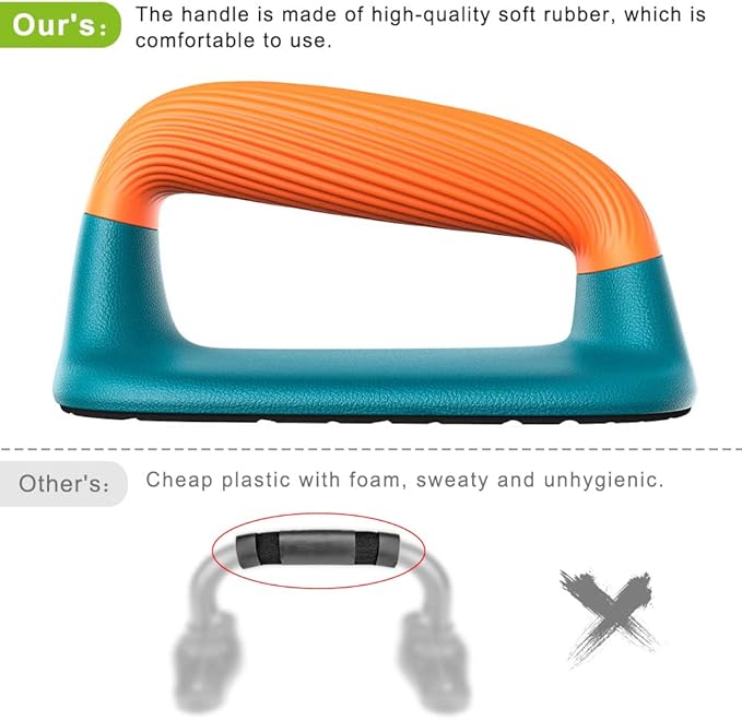 Dolibest Push Up Bars, Pushup Stands with Comfortable Push Up Handles, Bottom Anti-Slip Pad
