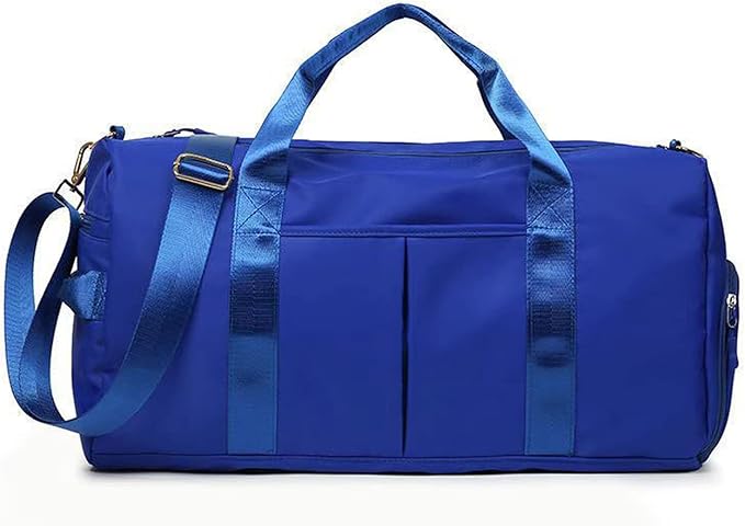 KARRESLY Sports Gym Bag for Women Travel Duffel Bag with Wet Pocket and Shoes Compartment for