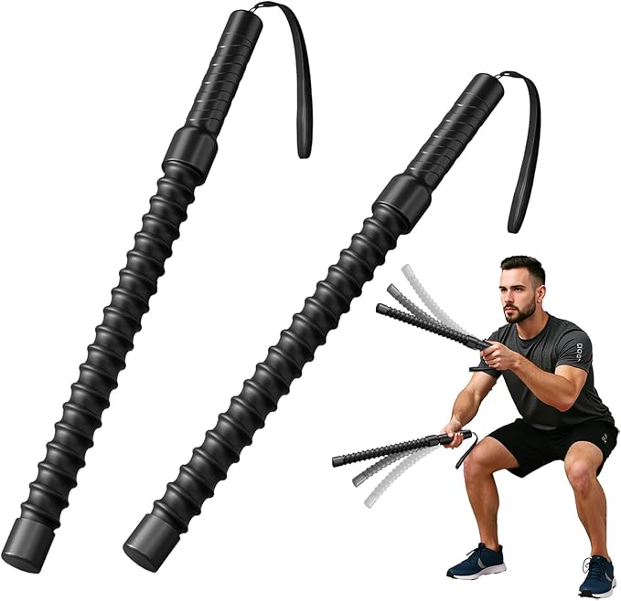 Ropeless Battle Ropes for Exercise Workout, Cordless Jump Rope, Portable Workout for Home Gym