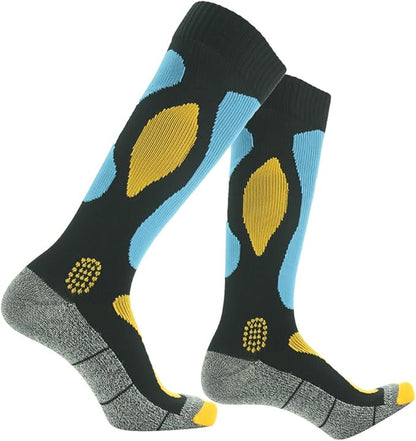 RANDY SUN Waterproof Skiing Socks, [SGS Certified] Unisex Knee High Breathable Hiking Trekking Sock