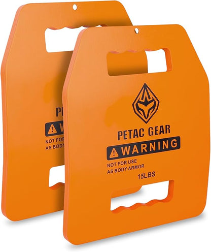 PETAC GEAR Tactical Weights Plates For Weighted Vest For Men Workout,5/10/15/20 LBS Weight Strength