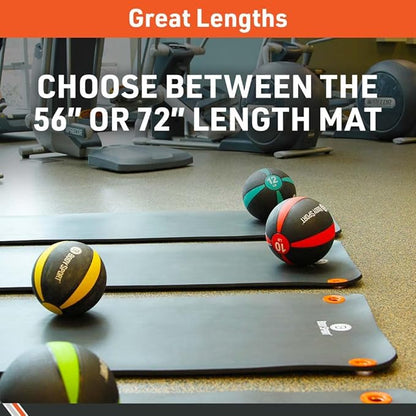 Body Sport Non-Slip Exercise Mat for Men & Women, Thick Foam Surface for Yoga, Pilates, Fitness &