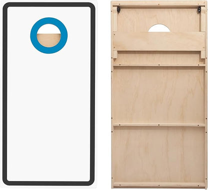 Cornhole Board Set - No Bounce,Regulation Size 4x2 ft,Made of 1/2" Pine Plywood,UV Printing