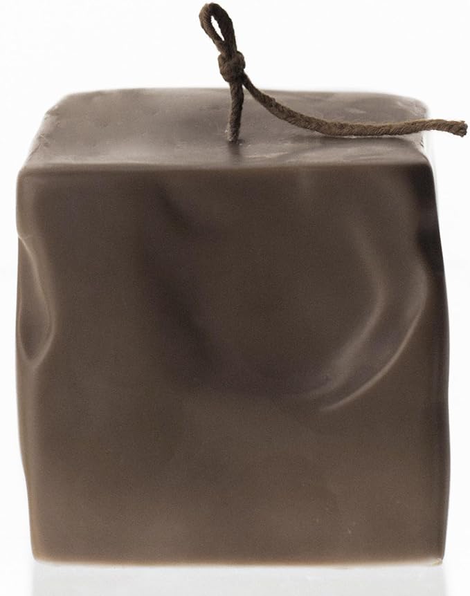 LAWA Raw Block Candle - Beautiful Handmade Pillar Scented Soy Wax Elegant Aesthetic Candle