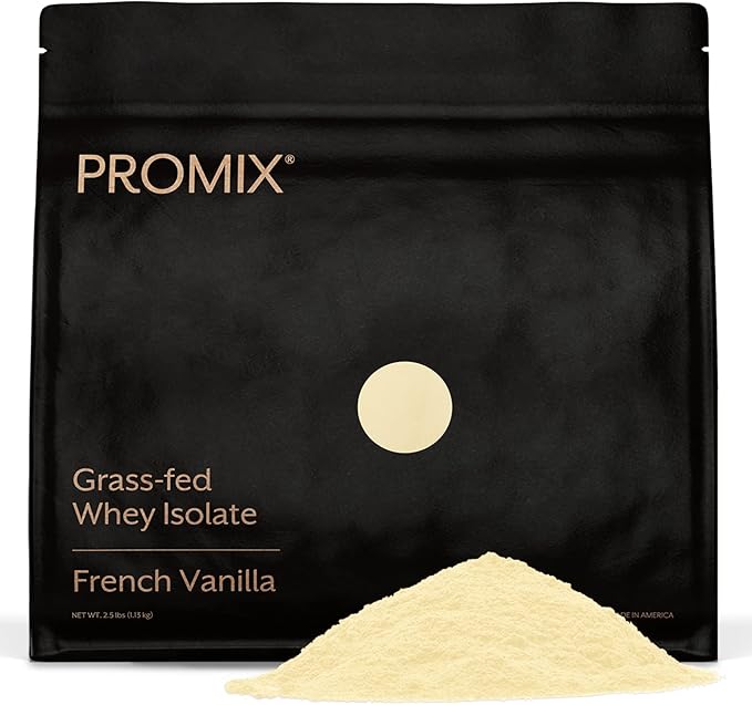ProMix Nutrition Whey Protein Isolate Powder, Vanilla - Grass-Fed - ­Post Workout Fitness &