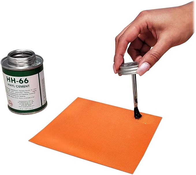 Professional Vinyl Repair Patch Kit for Inflatable Bounce Houses, Includes Marble Multi-Color Vinyl