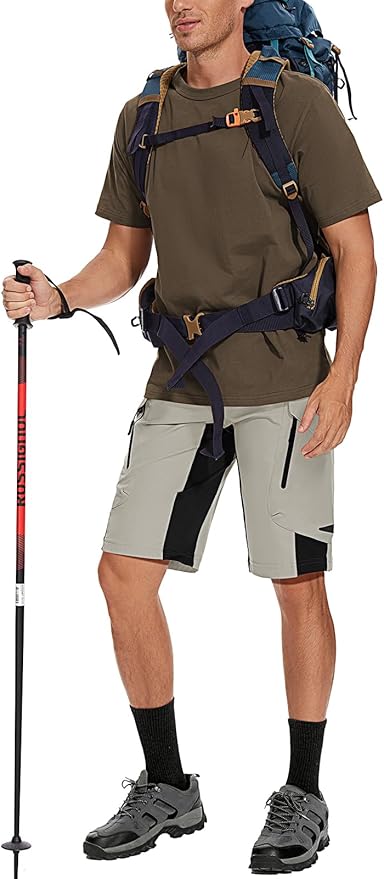 XKTTAC Men's Outdoor Quick Dry Lightweight Stretchy Shorts for Hiking, Tactical, Camping, Travel