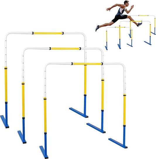Adjustable Height Hurdles Track and Field,Detachable Agility Speed Jumping Training Equipment for