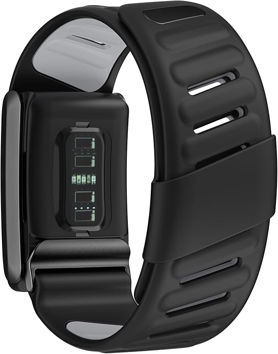 Comfort Durable Silicone Wristband Compatible with WHOOP 4.0 Band, Soft Silicone Sports Loop Strap