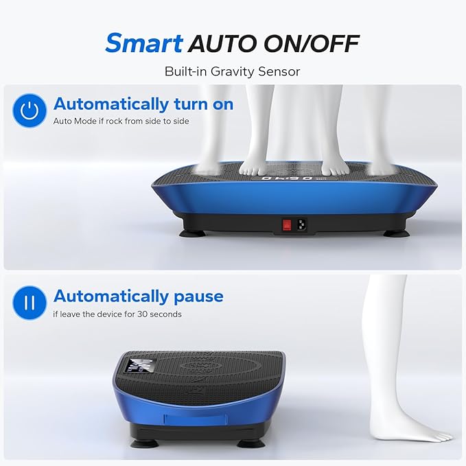 MERACH Vibration Plate Exercise Machine, Whole Body Workout Equipment for Women, Bluetooth and