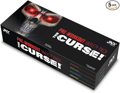 JNX SPORTS The Curse! Pre Workout Powder for Men & Women, Caffeine, Beta-Alanine, Creatine