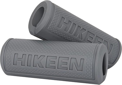 Hikeen Thick Bar Dumbbell Grips,Non Slip Hard Rubber Barbell Grips,Grips for Weight Lifting, Muscle