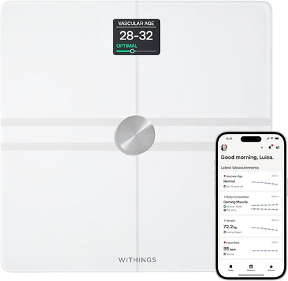 WITHINGS Smart Scales for Body Weight, FSA or HSA Eligible, Body Analysis, Fat Content, Muscle