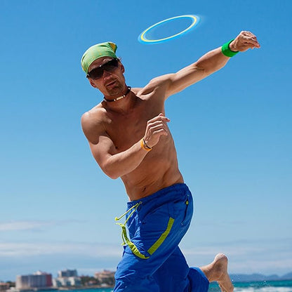 Jenaai 20 Pcs Flying Disc for Kids 10 Inch Flying Ring Adults Pool Disc for Family Outdoor Beach