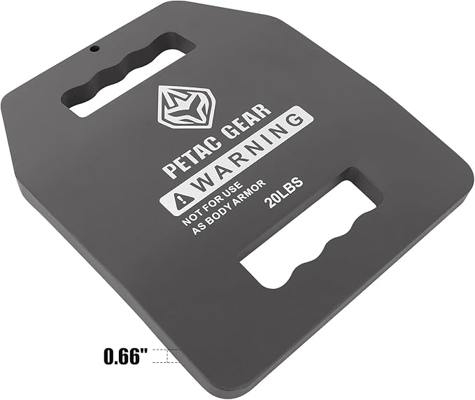 PETAC GEAR Tactical Weights Plates For Weighted Vest For Men Workout,5/10/15/20 LBS Weight Strength