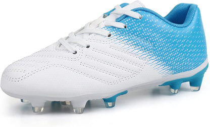 brooman Kids Soccer Cleats Boys Girls Athletic Outdoor Football Shoes