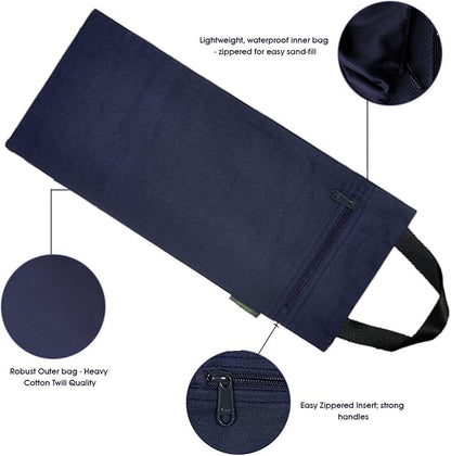 Yoga Sand Bag, Cotton Unfilled for Yogas, Weights & Resistance Training, Portable Weightlifting