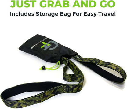 Gradient Fitness Stretching Strap for Physical Therapy, 12 Multi-Loop Stretch Strap 1.5" W x 8' L