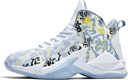 Boys Basketball Shoes Breathable Indoor Athletic Shoes Youth Outdoor Fashion Sneakers Comfortable