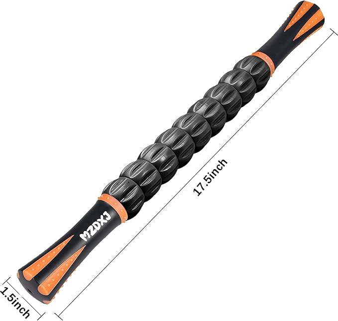 Muscle Roller Stick for Athletes -Roller Massager for Myofascial Pain Relief - Handheld Physical
