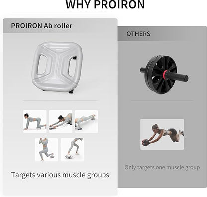 PROIRON Ab Roller with Knee Pads for Abs Workout, Multifunctional Ab Roller Wheel for Abs Workout