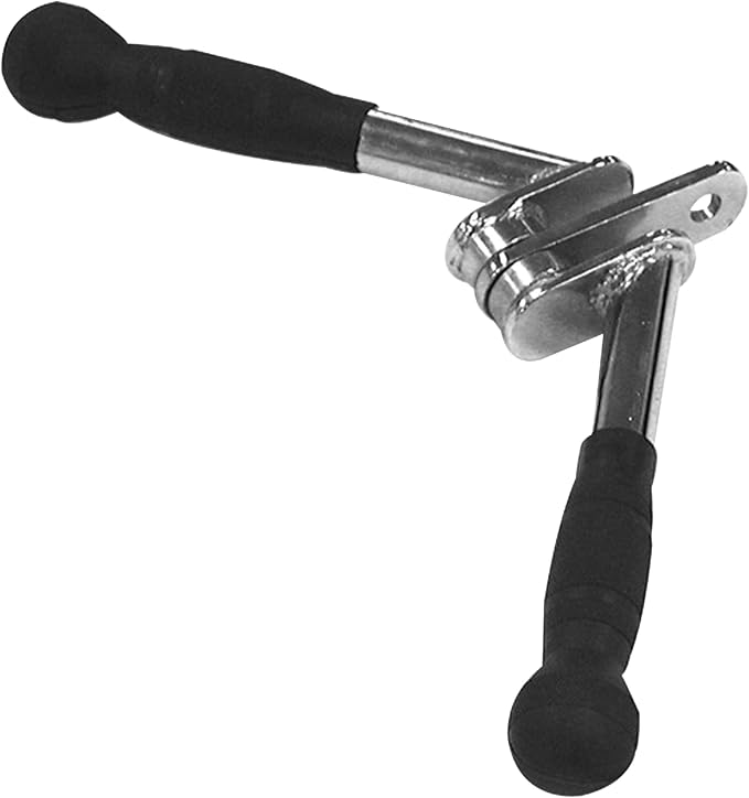 Body-Solid Tools Pro-Grip V-Bar for Home Gym, Ideal for Biceps and Triceps Exercises, Cable Machine