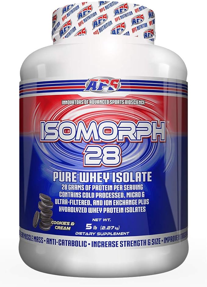 APS Nutrition Isomorph 28 Protein Powder | Pure Whey Isolate | Cold Pressed, Ultra- Filtered, & Ion