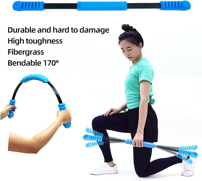 Elastic Fitness Stick Elastic Bar Body Exercise Bar Muscle Training for Exercise Tremor Stick