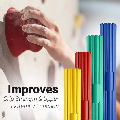 Logest Twist Hand Exerciser Bars for Physical Therapy - Relieves Tendonitis Pain & Improve Grip