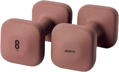 SafeGrip Dumbbells, Anti-Slip, Anti-Roll, Thick Handles, Free Weights, Square Dumbbells for Secure