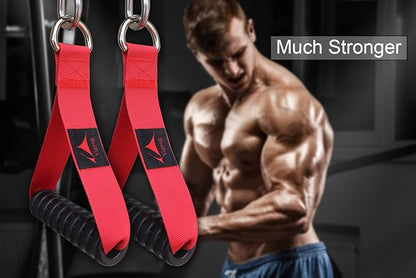 Heavy Duty Gym Workout Handles Attachment for Cable Machine,Resistance Band,Pulley System Home