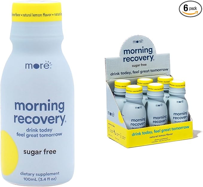 Morning Recovery Electrolyte, Milk Thistle Drink Proprietary Formulation to Hydrate While Drinking