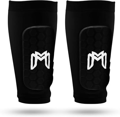Mini Shin Guards Soccer – Built in Shin Pad Sleeves for Mens, Women, Teens - Small Shin Guards