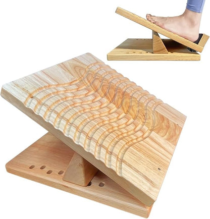 KIJO Studio Professional Wooden Calf Stretcher Slant Board 500 lbs Weight Capacity 16-Angle