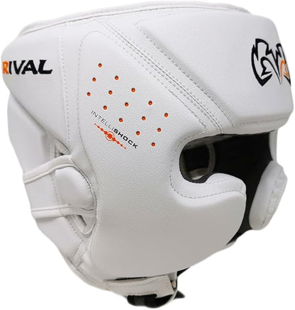 RIVAL Boxing RHG10 Intelli-Shock Headgear, D3O Front and Side Padding, Hook and Loop Back