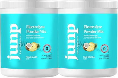 JUNP Electrolytes Powder No Sugar No Carbs – Pina Colada Coconut Pineapple Drink Mix - Potassium &
