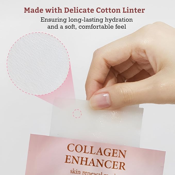 LEADERS Collagen Enhancer Skin Renewal Mask ??Boosts Elasticity, Firmness & Hydration for a Plump