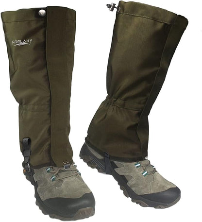 Frelaxy Leg Gaiters Ultra HIGH-Performance Hunting Gaiters, 100% Waterproof Hiking Gaiters with