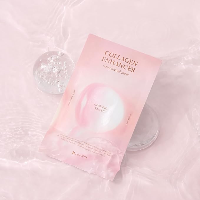 LEADERS Collagen Enhancer Skin Renewal Mask ??Boosts Elasticity, Firmness & Hydration for a Plump
