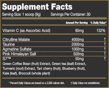 Crixus Pump Stimulant Free Nitric Oxide Pre-Workout Powder | Strength ??Performance | Great Taste