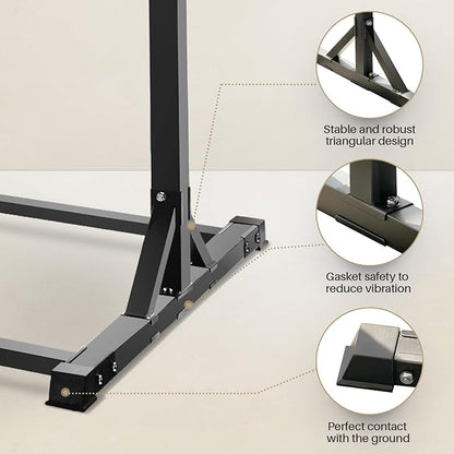 Pull Up Station, Bongkim Power Tower Portable Pullup Bar Station, Pull Up Bar for Home Gym, Pull Up